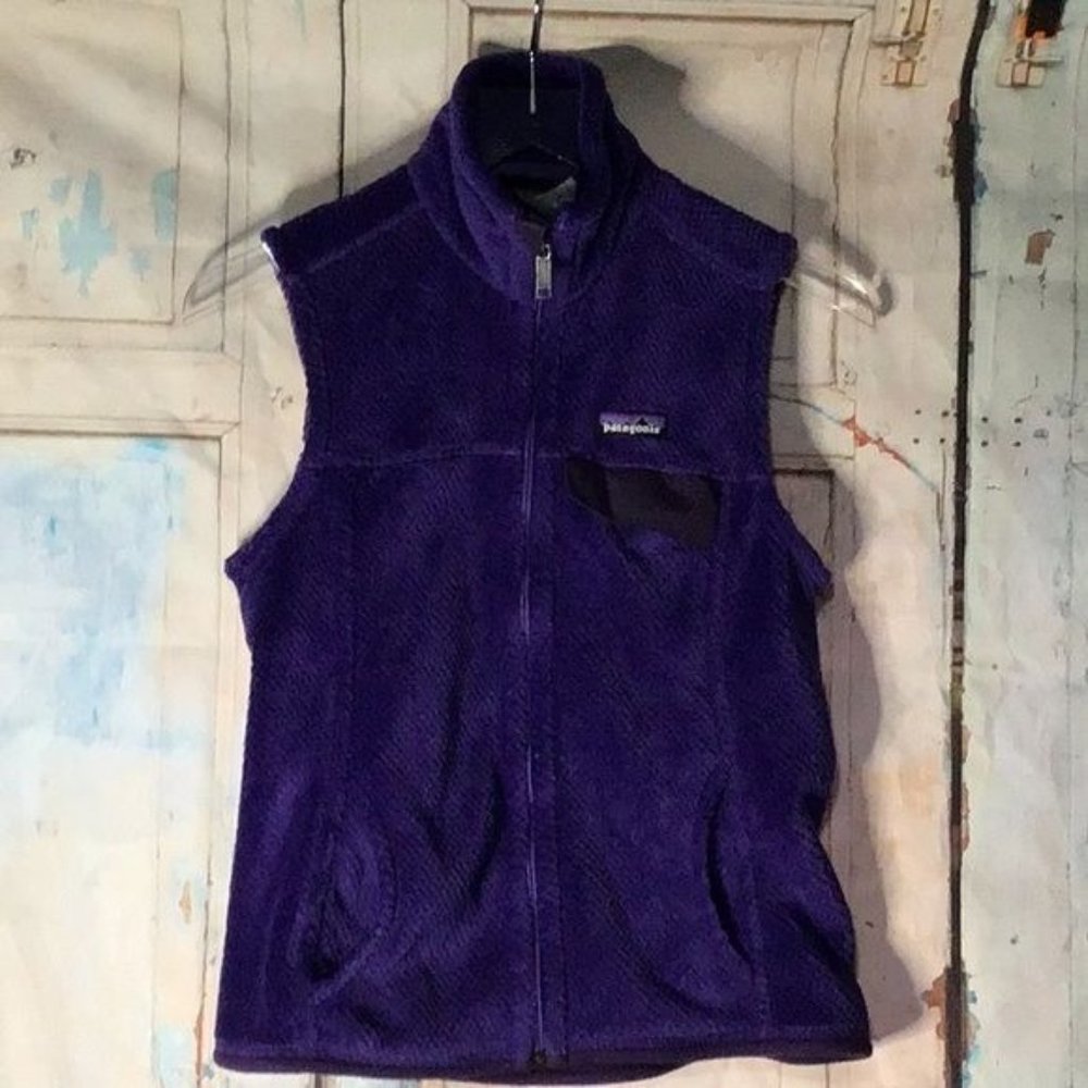 Patagonia Womans S Purple Retool Snap T Vest